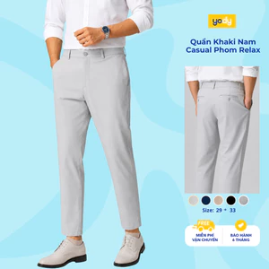 Quần Khaki Nam YODY Casual Phom Relax co giãn tôn dáng TRA - MCCH25S020
