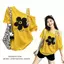 Mùa hè 2026 Dopamine sang trọng Ginger Yellow Slanted Vai ngắn tay Thiết kế ruy băng sáng Niche Light Sang trọng Thoải mái Tất cả các trận đấu