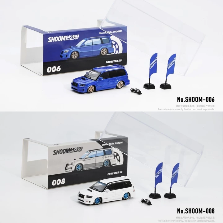 GCD-SHOCK64 1 / 64 Subaru Forester STi SG9 Mô Hình Ô Tô Mô Phỏng Quy Mô Nhỏ Hợp Kim Xe Ô Tô Mô Hình Trẻ Em Bé Trai Bộ Sưu Tập Đồ Trang Trí Đồ Chơi Xe Ô Tô Quà Tặng#peetyeee
