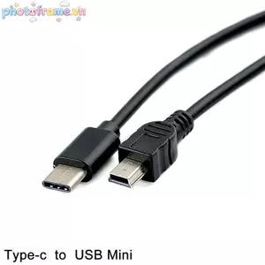 Photoframe USB Type-c sang Mini USB Cáp USB-C Nam sang MiniB Nam Bộ Chuyển Đổi VN