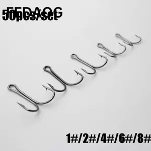 FEDAOG Fly Tying Chất Lượng Cao Đầu Bền Thép Carbon Jig Bass Fishook