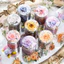 Băng trang trí tuyệt vời, Mr.Paper Plant Flower Lovers PET Washi Tape, 8 Style Journal Scrapbooking Vintage Sticker Set