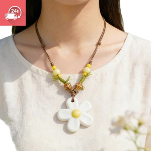 Trang phục đi lại dài chống phai màu hoa gốm cổ nữ