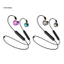< CarFashion > Điều khiển đường dây tai nghe đeo cổ BX-02 Tương thích Bluetooth 50 ABS Tai nghe nhét tai trong tai có độ bền dài để chơi game