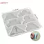 HFSHY Vuốt Tóc Kẹp Nhựa Silicon Khuôn Kim Loại Hình Học Barrettes Epoxy Khuôn Cho DIY Nhựa Nữ Kẹp Tóc Thủ Công Trang Sức Làm VN