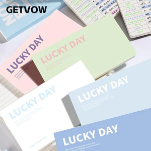 Máy tính xách tay Mini GETVOW, 64 trang Notepad ngang, Flip Up Bìa cứng Sách từ vựng để chạy xuống từ vựng Danh sách việc cần làm hàng ngày