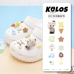 Lỗ Phụ Kiện Giày Sáng Tạo Dễ Thương Khóa Giày Có Thể Tháo Rời Khóa Giày Lỗ Khóa Giày Busch Khóa Giày Zhibixing ins Giày Hoa Trang Trí Giày