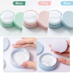 5g Bình Bột Rời Có Hộp Rỗng Có Thể Đổ Lại Puff Có Nắp Lưới Sifter Hộp Đựng Mỹ Phẩm Hộp Đựng Nhựa Dụng Cụ Trang Điểm