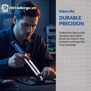 GE 1 Nhôm Kim Loại Desoldering Bơm Hàn Suer Bút Chống Ăn Mòn Dụng Cụ Loại Bỏ Hàn An Toàn Sửa Chữa Nhà VN