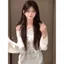 Mỹ Hot Girl Ngôi Sao Sọc Trắng Đeo Vai Dài Tay Chống Nắng Áo Nữ Mùa Hè Rời Tinh Khiết Desire Phù Hợp Với