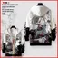 Jujutsu Kaisen Anime Áo khoác 3D Áo khoác dài tay Cosplay Gojou Satoru Unisex Top Áo Hoodie thời trang Áo khoác ngoài Plus S