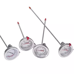 Nhiệt kế đầu dò bằng thép không gỉ cho sữa Cà phê thịt Dụng cụ nhà bếp nấu ăn thực phẩm [Vn]