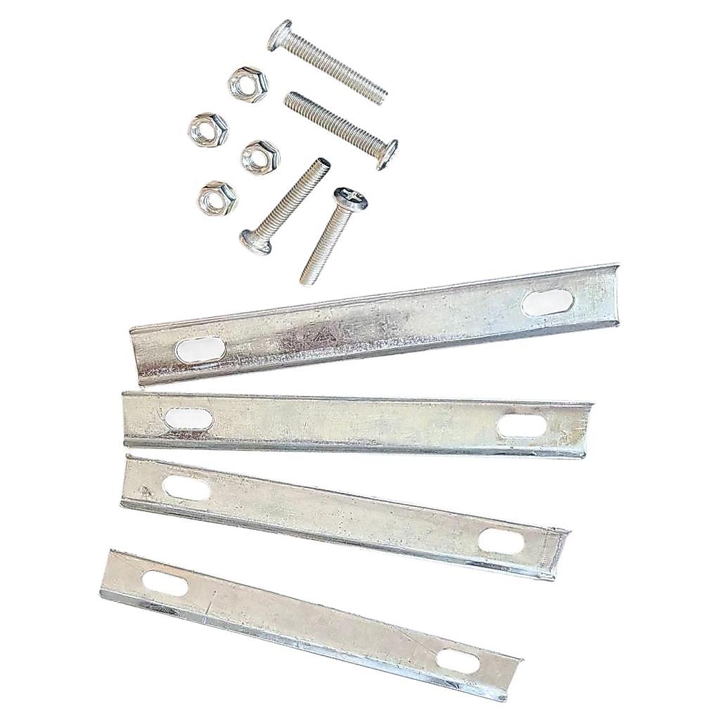 Bộ dụng cụ fix giỏ sau xe đạp bằng sắt và đai ốc, phù hợp với xe đạp đường trường