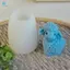 3D Dễ Thương Cừu Khuôn Silicon DIY Động Vật Nến Làm Thạch Cao Nhựa Xà Phòng Khuôn Silica Gel 2 Chiếc