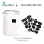 2 Hộp Bảo Quản Thực Phẩm Lớn Có Nắp Kín Hơi 6.5L, Dùng Cho Bột, Đường, Cung Cấp Nướng Bánh Và Bảo Quản Thực Phẩm Khô