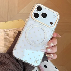 Ốp Điện Thoại Ngôi Sao Từ Tính Cho iPhone 17 Pro Max 16 15 14 13 Vỏ Bảo Vệ Chống Sốc