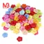 100 Cái / lốc Nút Nhựa May DIY Craft decal cho Trẻ Em Hoa mận