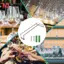 Giá đỡ cốc rượu sâm panh thủy tinh có vít (Bạc)