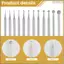 Bộ 12 Quả Bóng Hình Tròn - 3 / 32Inch Shank Trang Sức Làm Burs Hình Bóng Tròn Khắc Bit