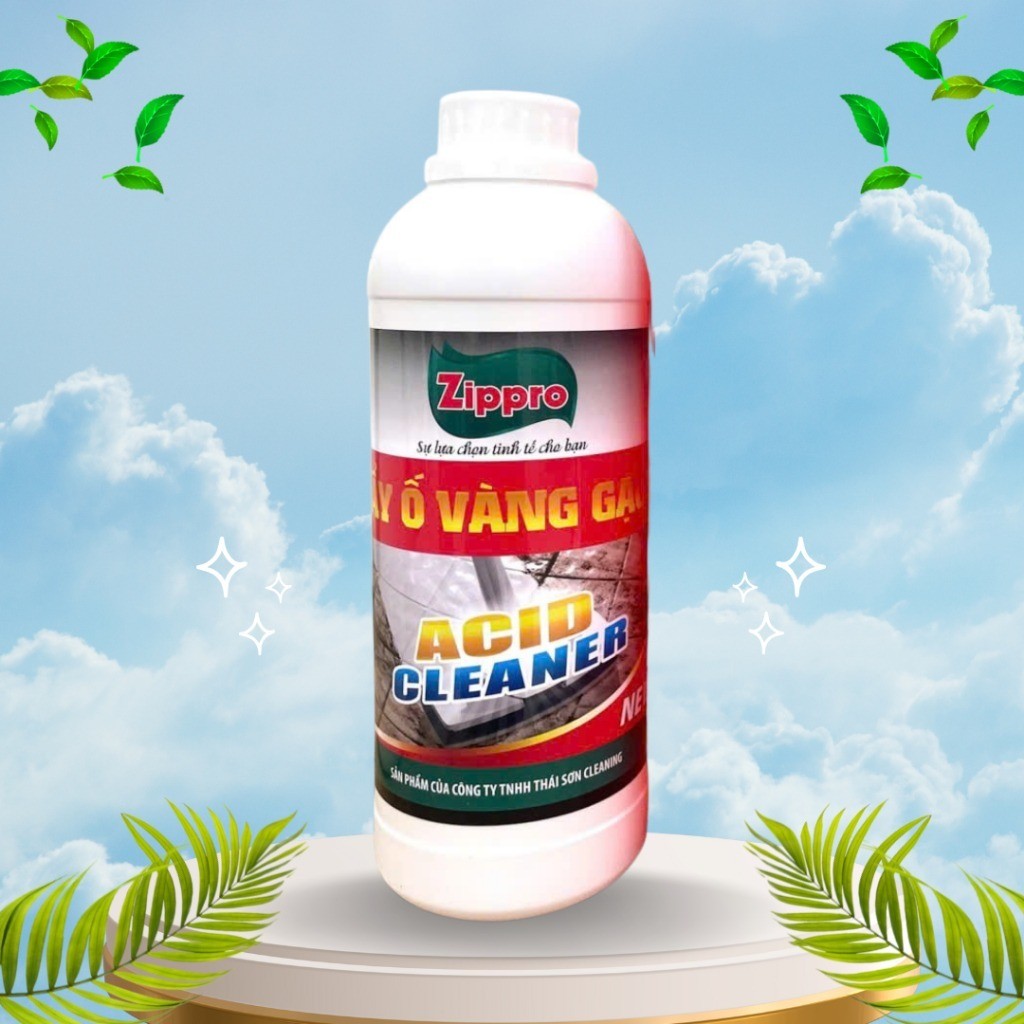 Nước Tẩy Ố Vàng Gạch ZIPPRO Cực Mạnh, Tẩy Rong Rêu, Cặn Bẩn, Gỉ Sét Sàn Gạch Nhà Tắm | BigBuy360 - bigbuy360.vn