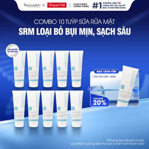 [Combo Tiết Kiệm] 10 Tuýp Sữa Rửa Mặt Chống Ô Nhiễm REJUVASKIN 100ml