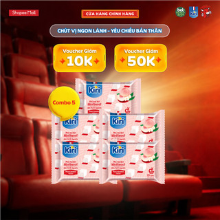 Combo 5 Phô mai Kiri vị đào hoa nhài 15C 78g