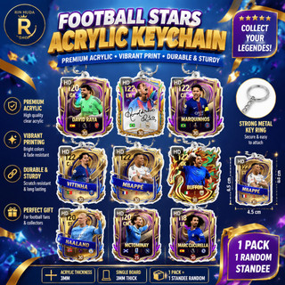 ( UTOTY26 FCM ) Móc Khóa Cầu Thủ Thẻ Cầu Thủ FC Mobile Mùa Thẻ UTOTY26 - DECOR