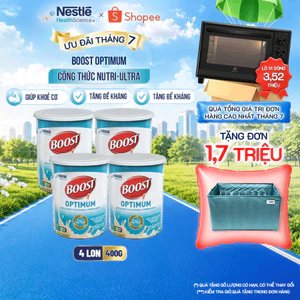 Bộ 4 Sữa Bột NESTLÉ BOOST OPTIMUM Singapore Bổ Sung Dinh Dưỡng Cho Người Lớn Tuổi 400G