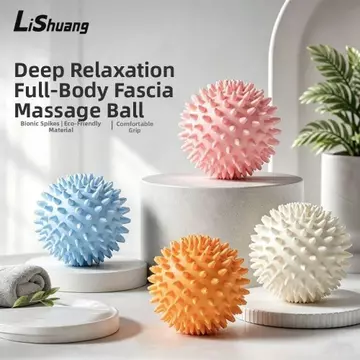 LISHUANG Myofascial Release Ball, Bóng massage bề mặt lấp lánh thư giãn cơ bắp, Massage mô sâu Massage cao su tay Massage chân Kích hoạt điểm bóng Massage vai