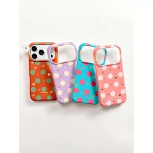 Ốp điện thoại mềm Bow Polka Dot Dopamine cho iPhone 18 Pro Max 17 Pro 16 15 Girl Anti Drop