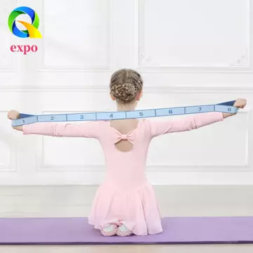 EXPO LIMIT Dây kháng lực thể dục, Dây kháng lực tập yoga lưới 8 / 10 / 12, Dây kháng lực Yoga bằng vải Cotton dệt Crossfit Tập thể dục Dây đai co giãn phụ trợ đàn hồi Trẻ em / Người lớn