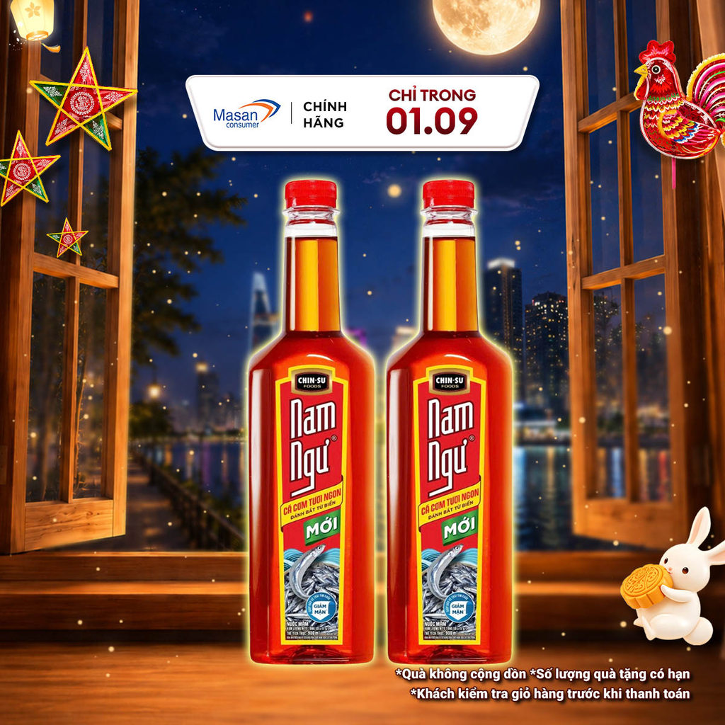 (Chọn loại) Combo 2 Nước mắm Nam Ngư 750ml/900ml