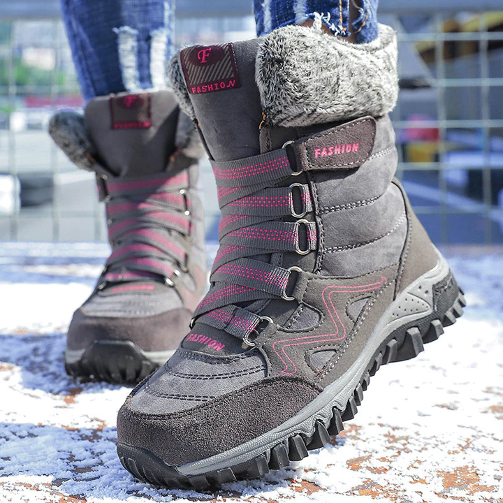 Size35-42, Giày bốt tuyết ấm áp bằng lông cừu đế dày mùa đông dành cho nữ, Giày Cotton chống trượt nữ, Giày bốt ngắn nữ, Giày bốt nữ