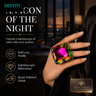 Moissanite Wedding Ring, adjustable by ZHUYIYI.vn