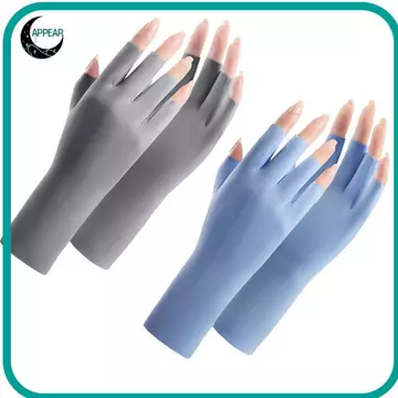 Găng Tay Chống Nắng APPEAR, Găng Tay Chống Tia UV Móng Tay Chống Tia UV, Găng Tay Vẽ Móng Tay Đèn Led Chống Bức Xạ Bảo Vệ Ngón Tay Da Móng Tay Nghệ Thuật Găng Tay Nữ