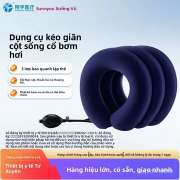 Đai kéo cổ y tế nẹp cổ cố định cổ tại nhà hỗ trợ cột sống cổ, bán chạy giao nhanh