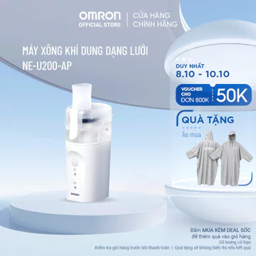Máy Xông Khí Dung Dạng Lưới Omron NE-U200 Lưới Xông Dùng 1 Lần Vệ Sinh