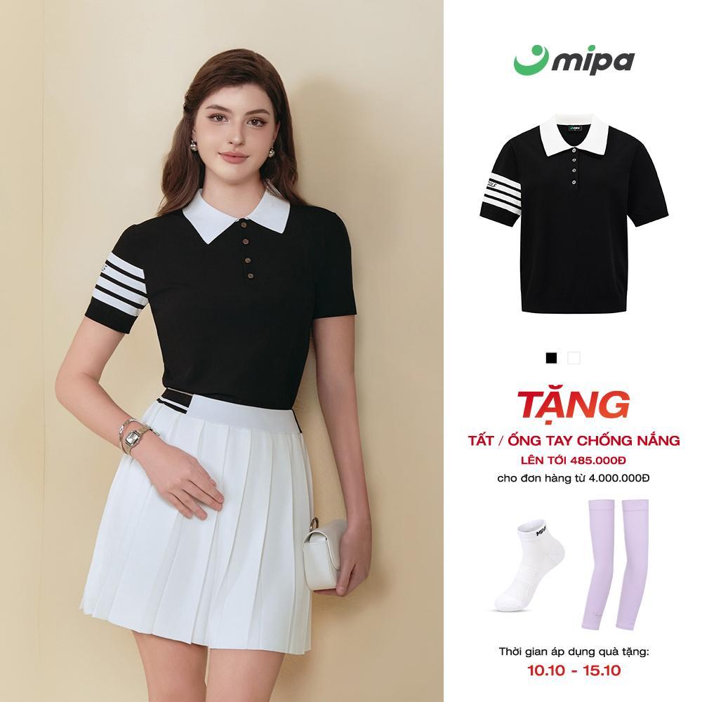 Áo nữ T-shirt ngắn tay MIPA thời trang Golf Pickleball Tennis chất liệu vải cao cấp hạn chế nhăn nhàu Demi Top