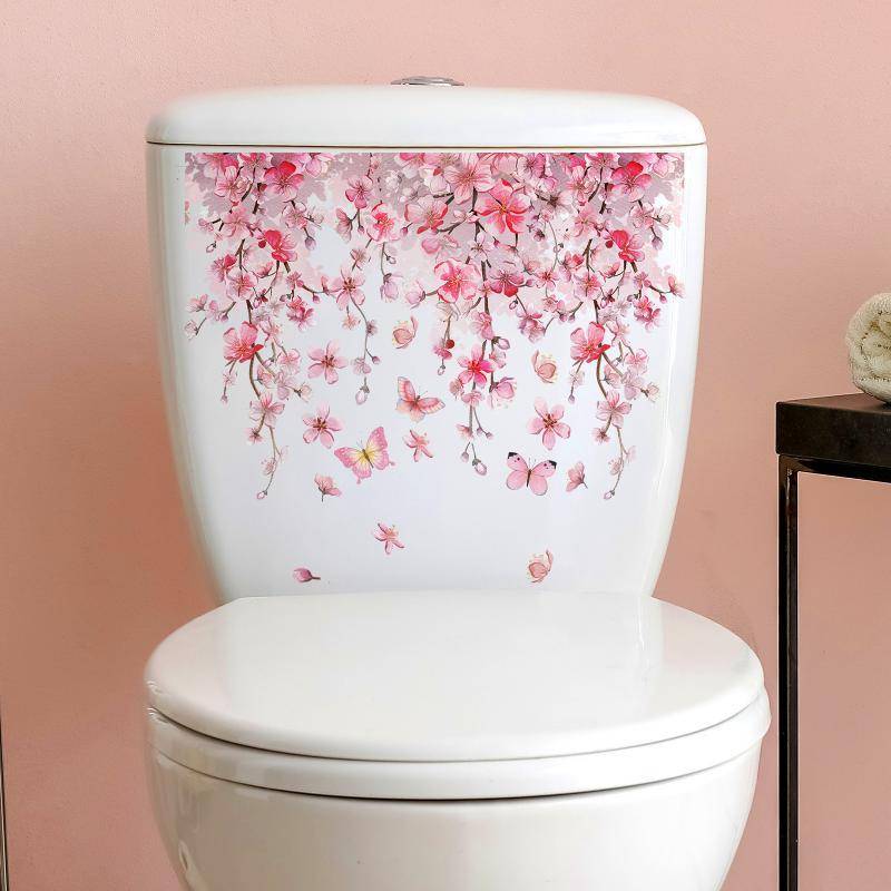 [shinelight] Nhà vệ sinh hình bướm hoa hồng DIY có thể tháo rời Trang ...
