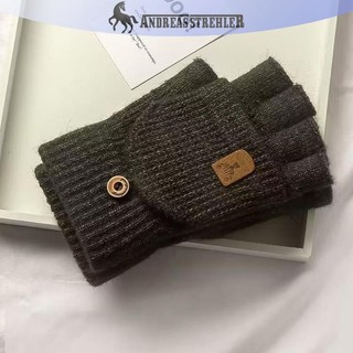 Onetimingfine 1 Cặp Găng Tay Không Ngón Dệt Kim Mùa Đông Làm Dày Ấm Áp Màn Hình Cảm Ứng Găng Tay Dành Cho Nam Nữ Ấm Nửa Ngón Găng Tay Dày Quà Tặng VN