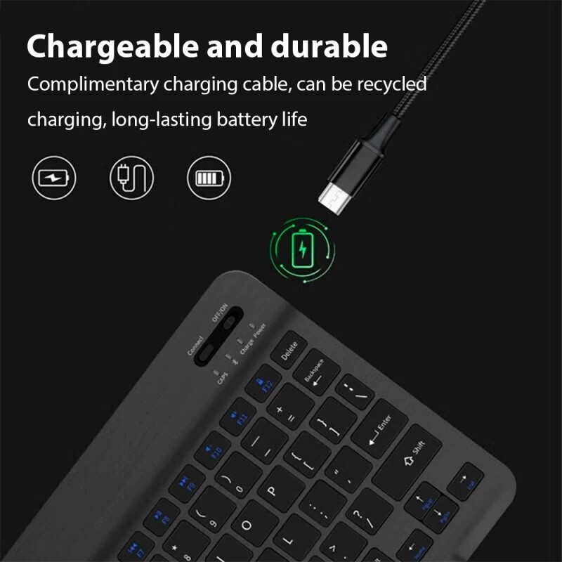 Bàn Phím Không Dây Bluetooth Cho IOS Android Windows Chuột Bluetooth Cho Redmi Pad 2 / Redmi Pad Pro 12.1 Inch Bàn Phím Máy Tính Bảng Cho IPad / Xiaomi Pad