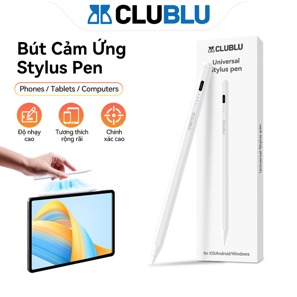 CLUBLU- Bút Cảm Ứng 2260 Stylus Pen Đa Năng Thích Hợp Cho Điện