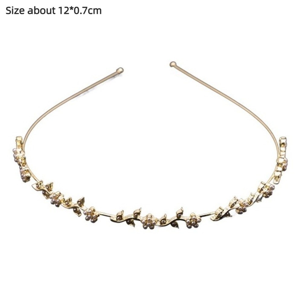 BĂNG ĐÔ HOA RHINESTONE BĂNG ĐÔ CỔ TÍCH HOA BĂNG ĐÔ NƠ PHA LÊ TIARAS CÔ DÂU CÔNG CHÚA VƯƠNG MIỆN THANH LỊCH MỎNG HÀN QUỐC TINH TẾ TIỆC SINH NHẬT PHỤ KIỆN HEADHOOP PHONG CÁCH RỪNG