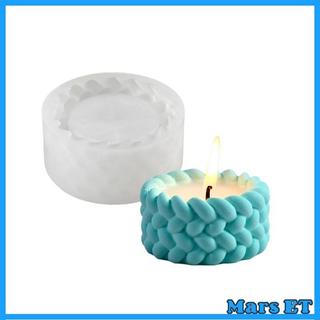 MarsET Dây Dệt Khuôn Silicon Cho Tealight Giá Đỡ Succulents Planter Lọ Hoa Khuôn Cho Nhựa Dính Thủ Công