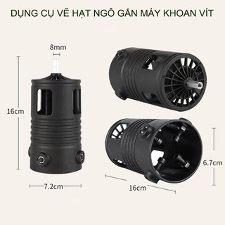 Phụ Kiện Tách Hạt Ngô  Gắn Máy Khoan, Dụng Cụ Nông Nghiệp Thông Minh, Đập Ngô Nhanh Chóng