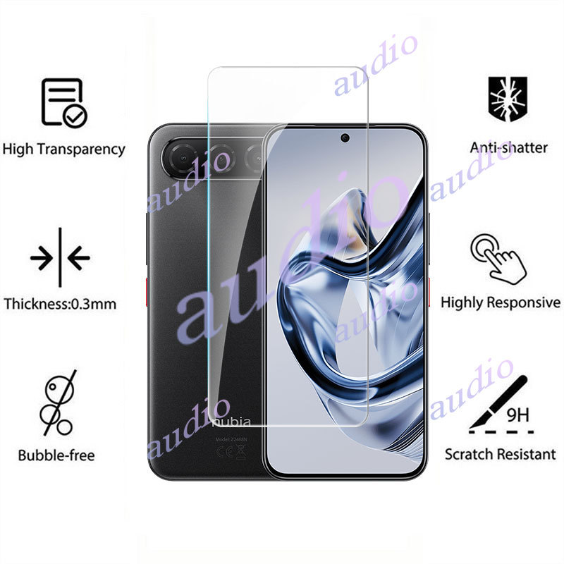 Kính cường lực 3 miếng bảo vệ màn hình cho ZTE Nubia Air 5G 2025, trong suốt, mỏng