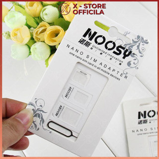 Bộ khay SIM đa năng 4 in 1, adapter chuyển đổi Nano, Micro SIM, que chọc SIM, phụ kiện điện thoại - KCTS4IN1