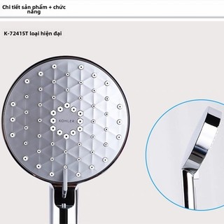 Vòi sen cầm tay đa năng Kohler K-R72415T-CP: Áp lực nước được tăng cường mang lại trải nghiệm tắm thoải mái, hoàn hảo