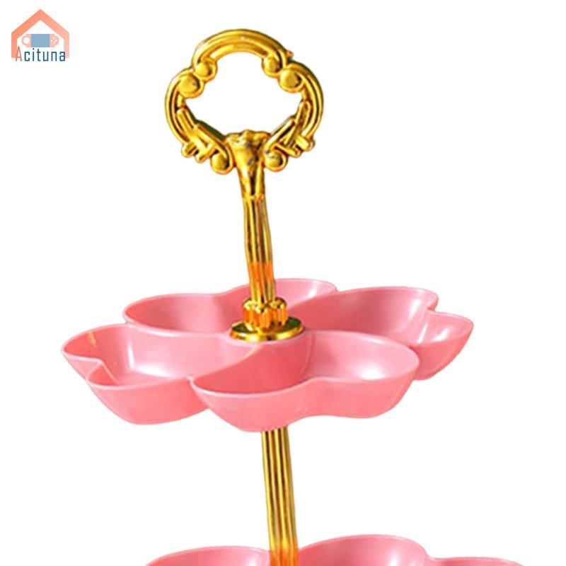 Khay Trái Cây Đế Bánh Ba Tầng Dung Tích Lớn Phục Vụ Món Ăn Khay Đĩa Trang Trí Khay Ăn Nhẹ Cho Nhà Hàng Khách Sạn Nhà