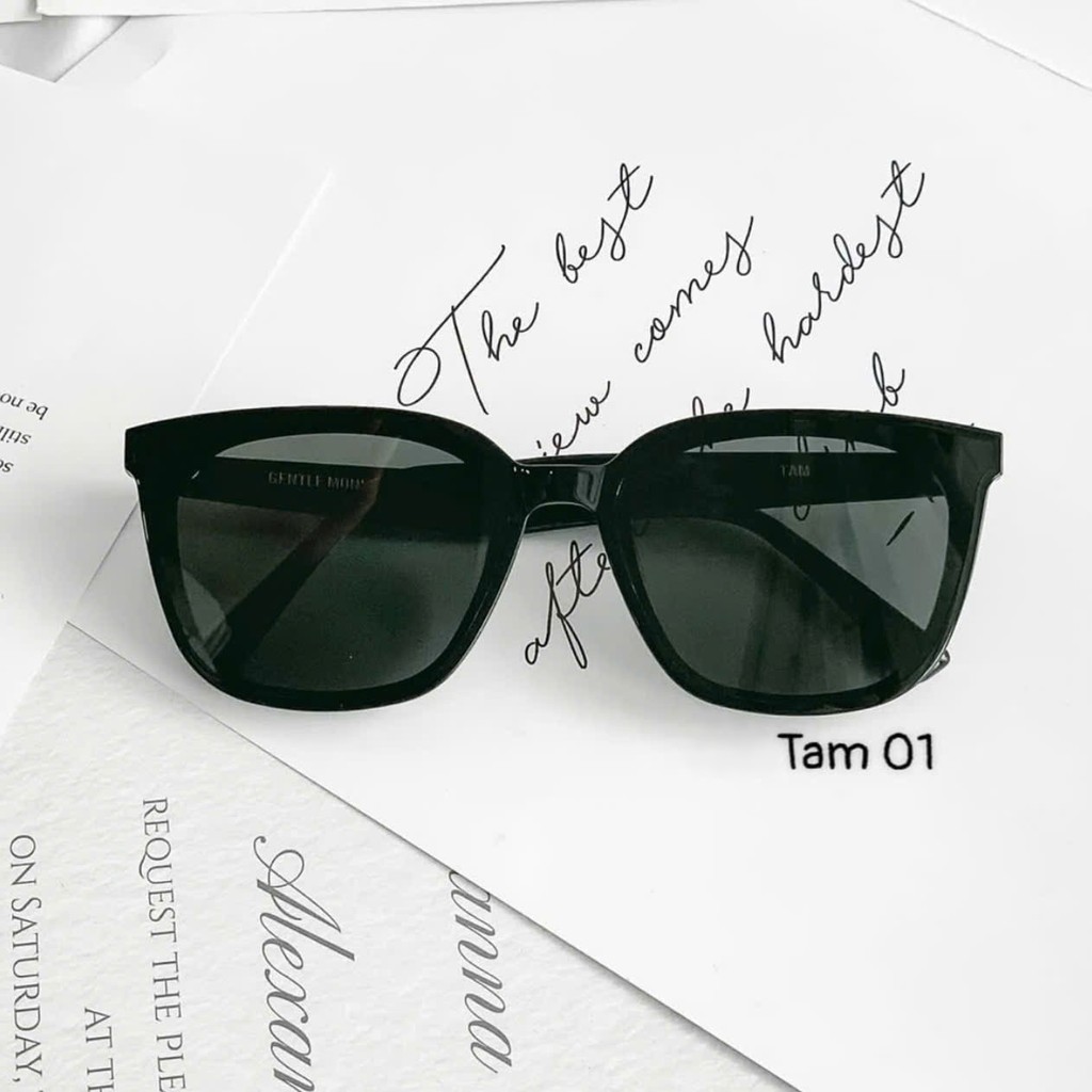 [Auth.entic] [Ảnh thật] Kính Mát G.M.Tam 01 Màu Đen